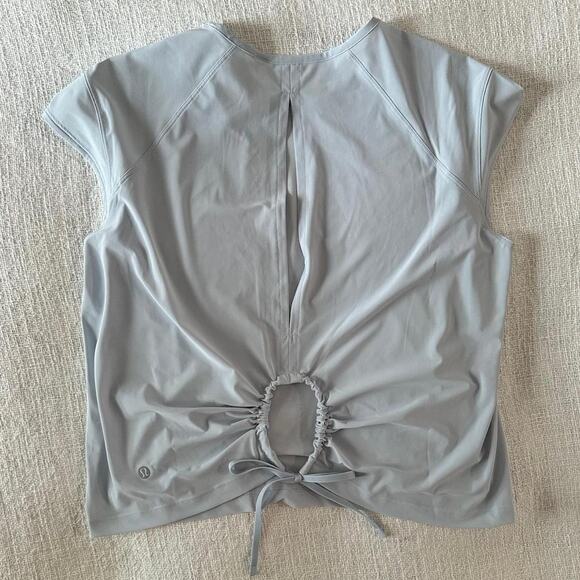 Lululemon Cinch-Back Short Sleeve Shirt – Starch Blue - Picture 1 of 6